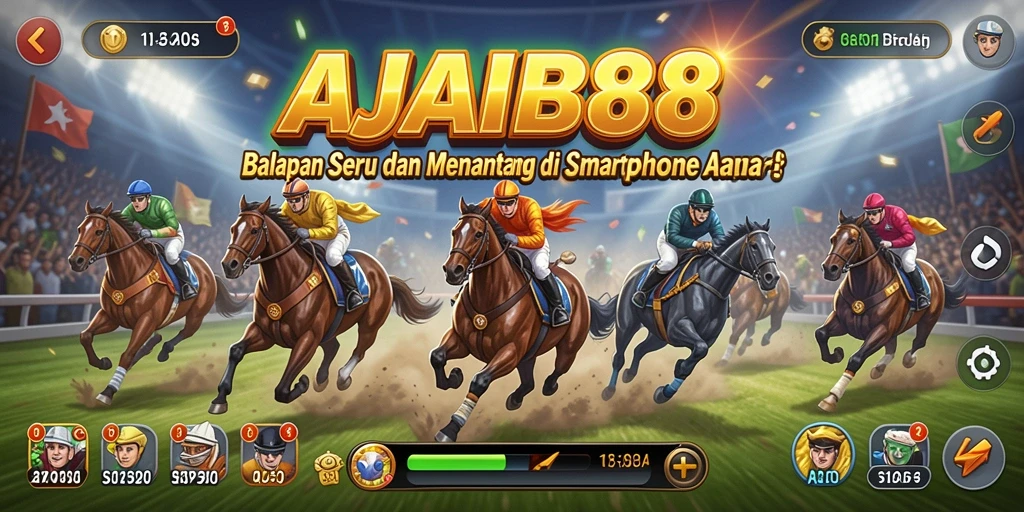 Tampilan gameplay Racing AJAIB88 yang mendebarkan dan memukau.
