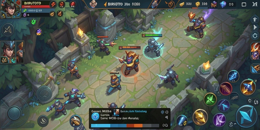 Tampilan aksi seru gameplay BIRUTOTO yang penuh strategi.