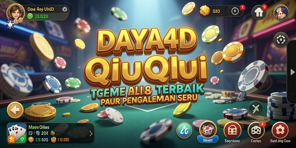 Tampilan gameplay seru dari permainan QiuQiu DAYA4D.
