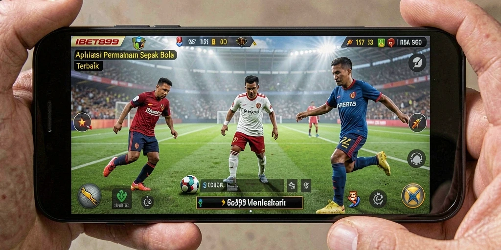 Tampilan gameplay IBET899 yang mendebarkan dalam pertandingan sepak bola.