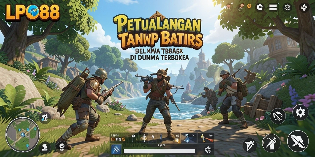 Tampilan gameplay LPO88 yang menarik di dunia terbuka.